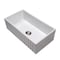 Msi Farmhouse White Single Bowl 33in X 18in Porcelain Undermount Kitchen Sink ZOR-PT-SNK-0015 - alternate 5